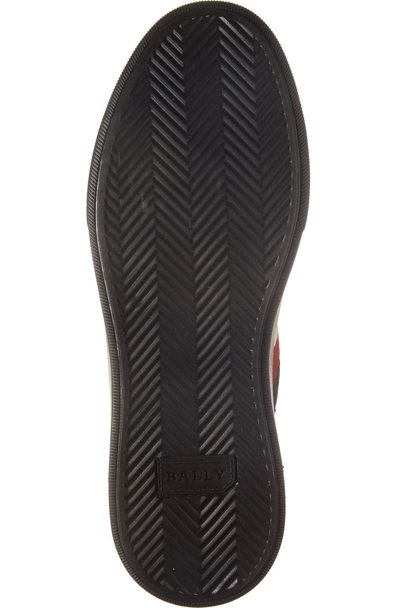 Bally Meson Snakeskin Embossed High Top Sneaker, Alternate, color,