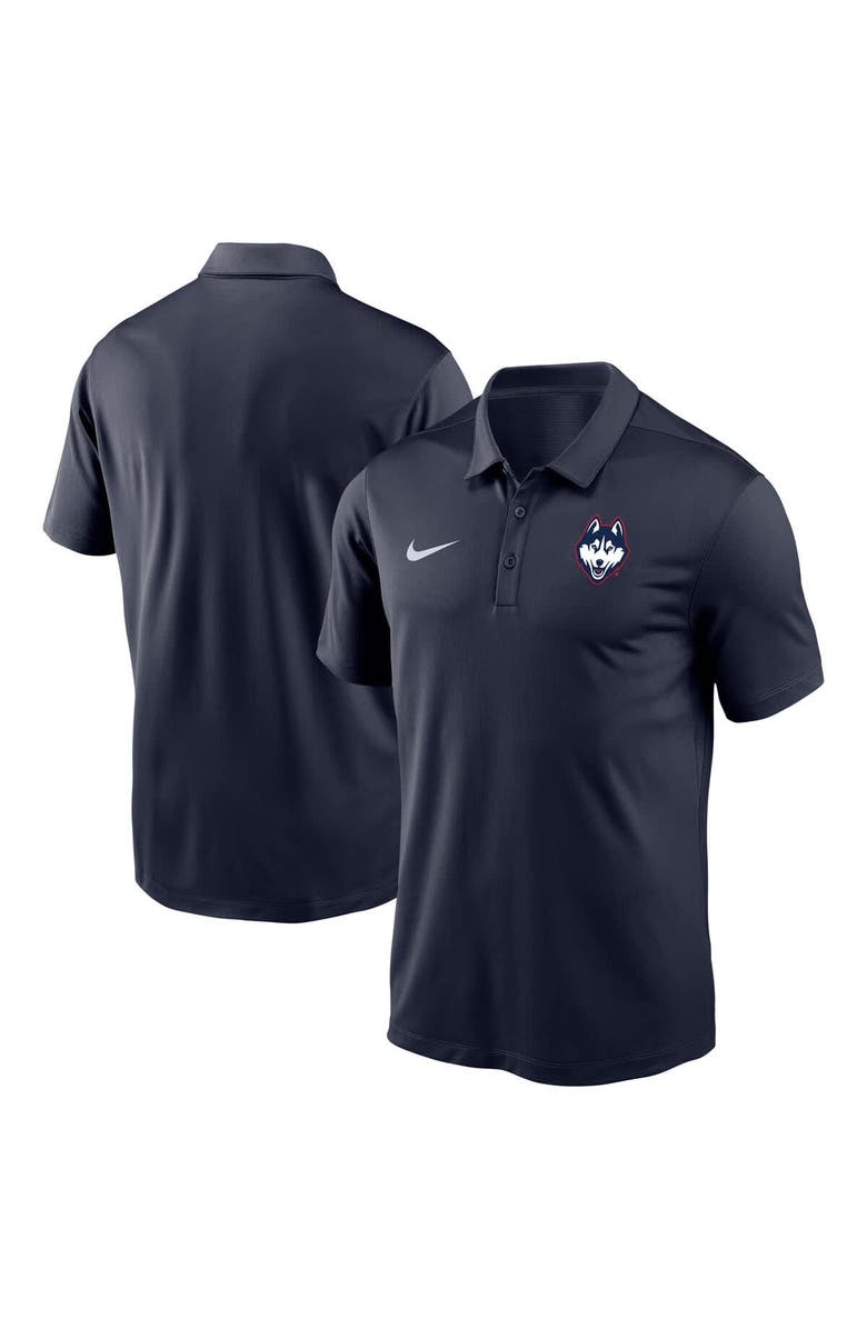 Nike Men's Nike Navy UConn Huskies Victory Solid Performance Polo, Main, color, Navy