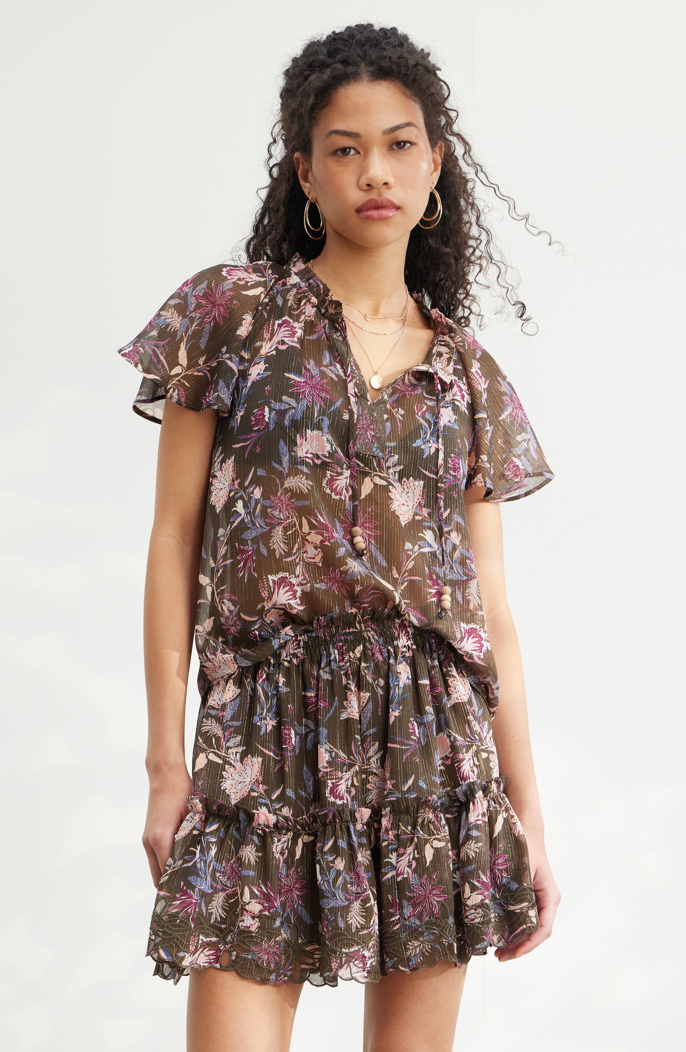 selected OLIVE FROU FLORAL