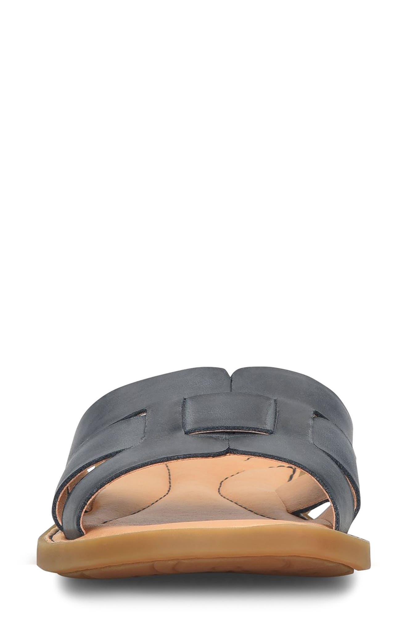 Mindi Slide Sandal, Alternate, color, NAVY LEATHER