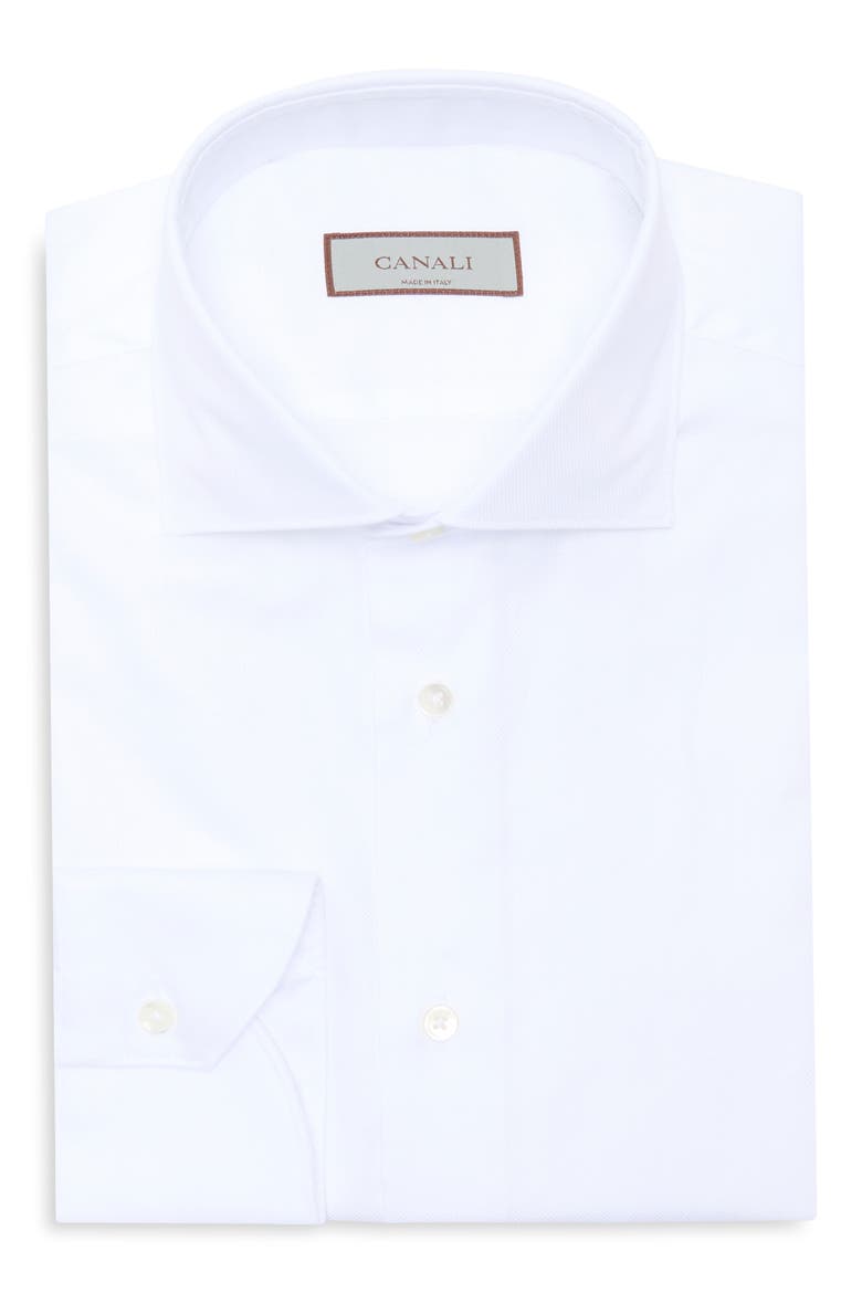 Cotton Dress Shirt, Alternate, color, WHITE