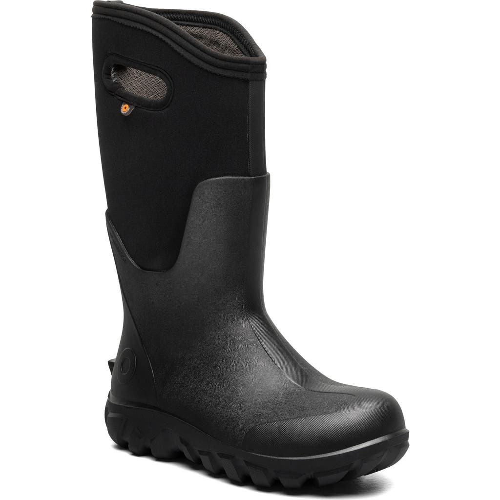 Bogs Neo Classic Tall Wide Calf 72561w-001 Black Snow Boots Zap849 In Black