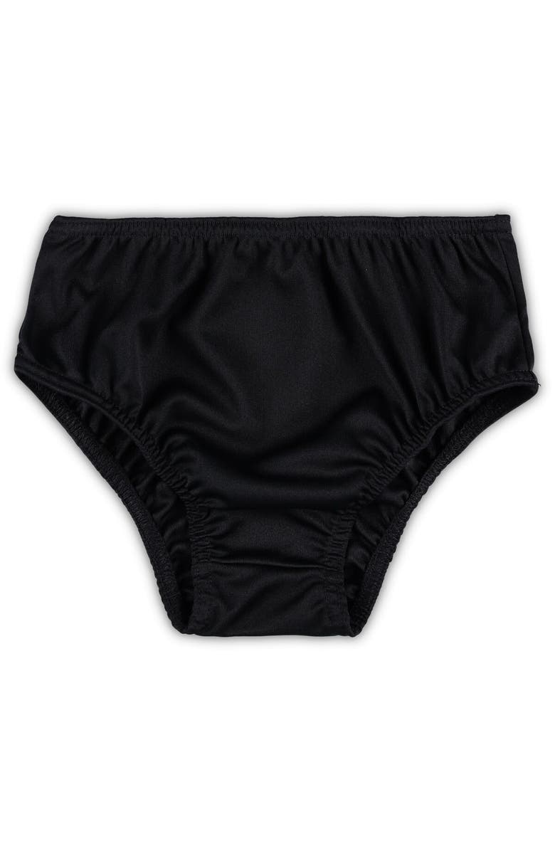 Outerstuff Girls Preschool Black Cincinnati Bengals Two-Piece Cheer Captain Jumper Dress with Bloomers Set, Alternate, color, Black