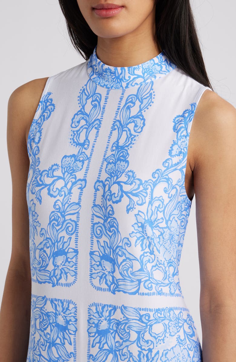 Lilly Pulitzer<sup>®</sup> Wellington Sleeveless Mock Neck Maxi Dress, Alternate, color,