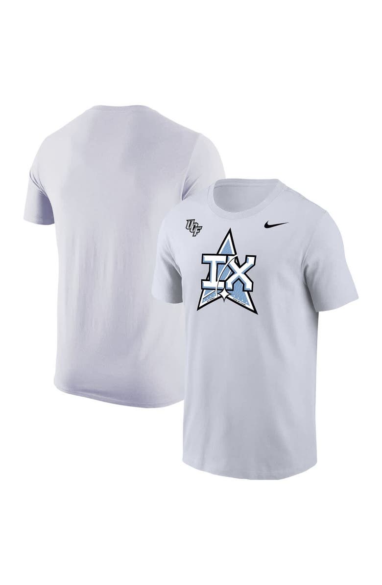 Nike Men
s Nike White UCF Knights 2025 Space Game Patch Core T-Shirt, Main, color, White