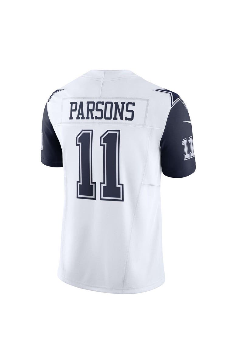Nike Men's Nike Micah Parsons White Dallas Cowboys Vapor F.U.S.E. Limited Jersey, Alternate, color, 