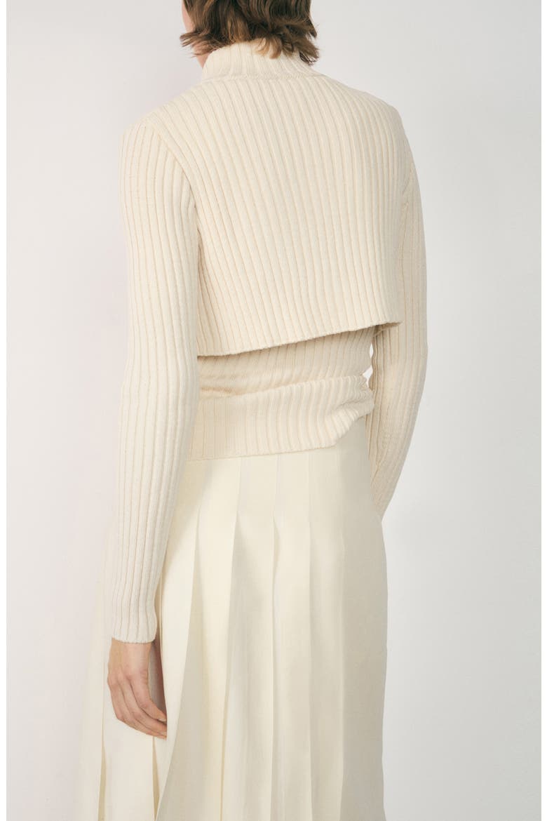 Patchwork Sweater, Alternate, color, ECRU