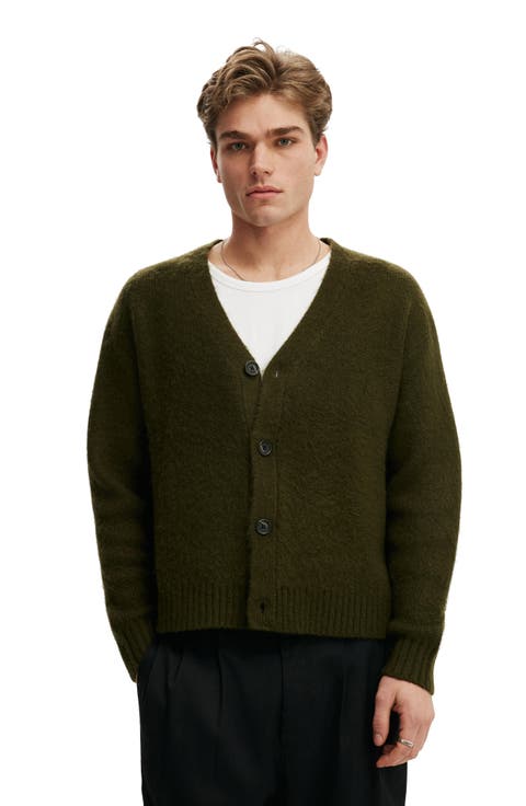 Men's Cropped Cardigan