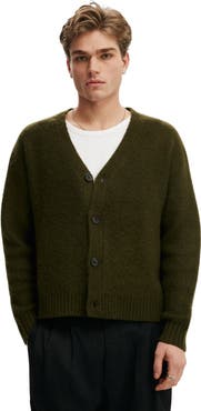 Cotton On Men's Cropped Cardigan