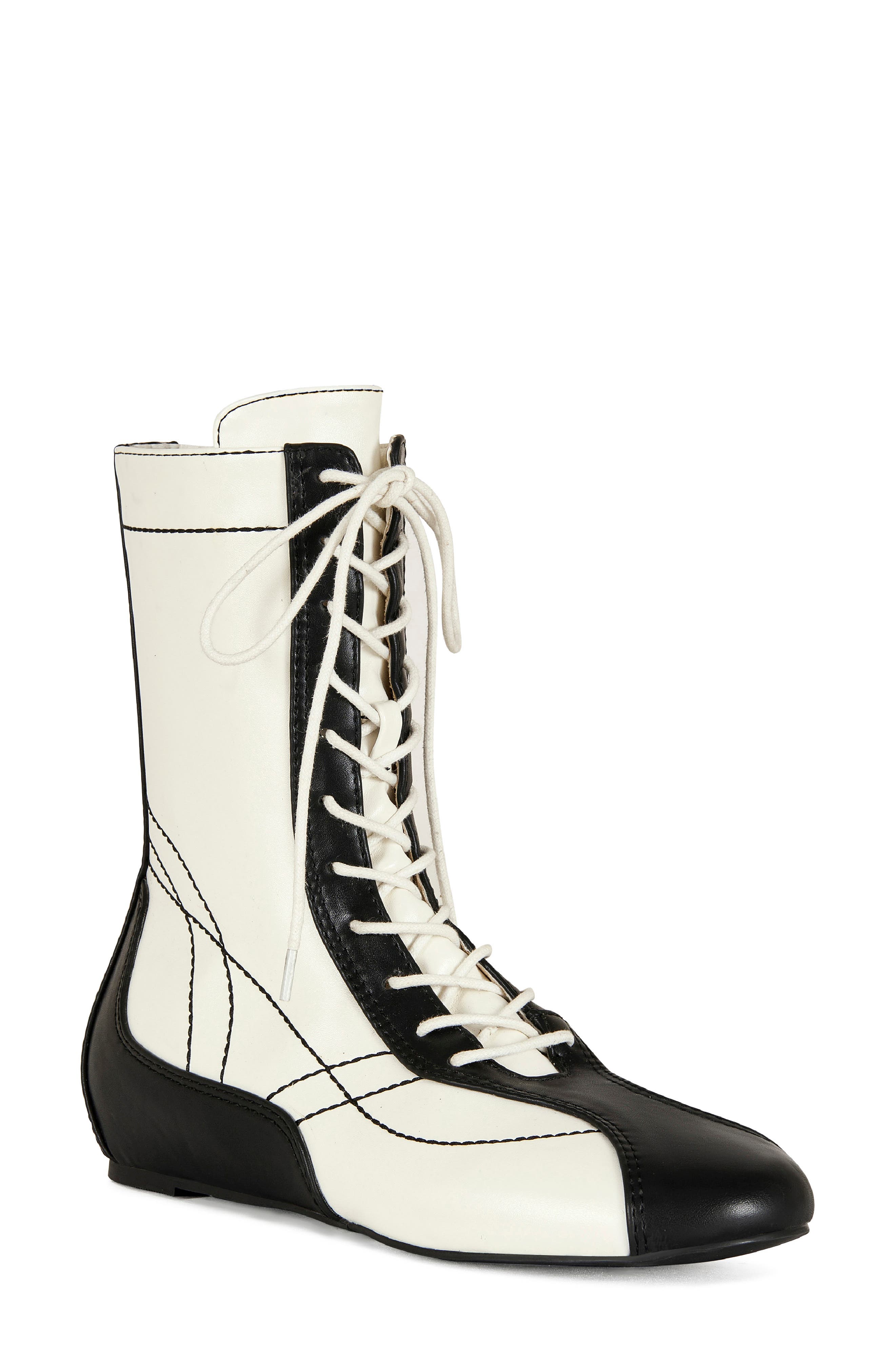 AZALEA WANG Passer Boxing Boot, Main, color, Black