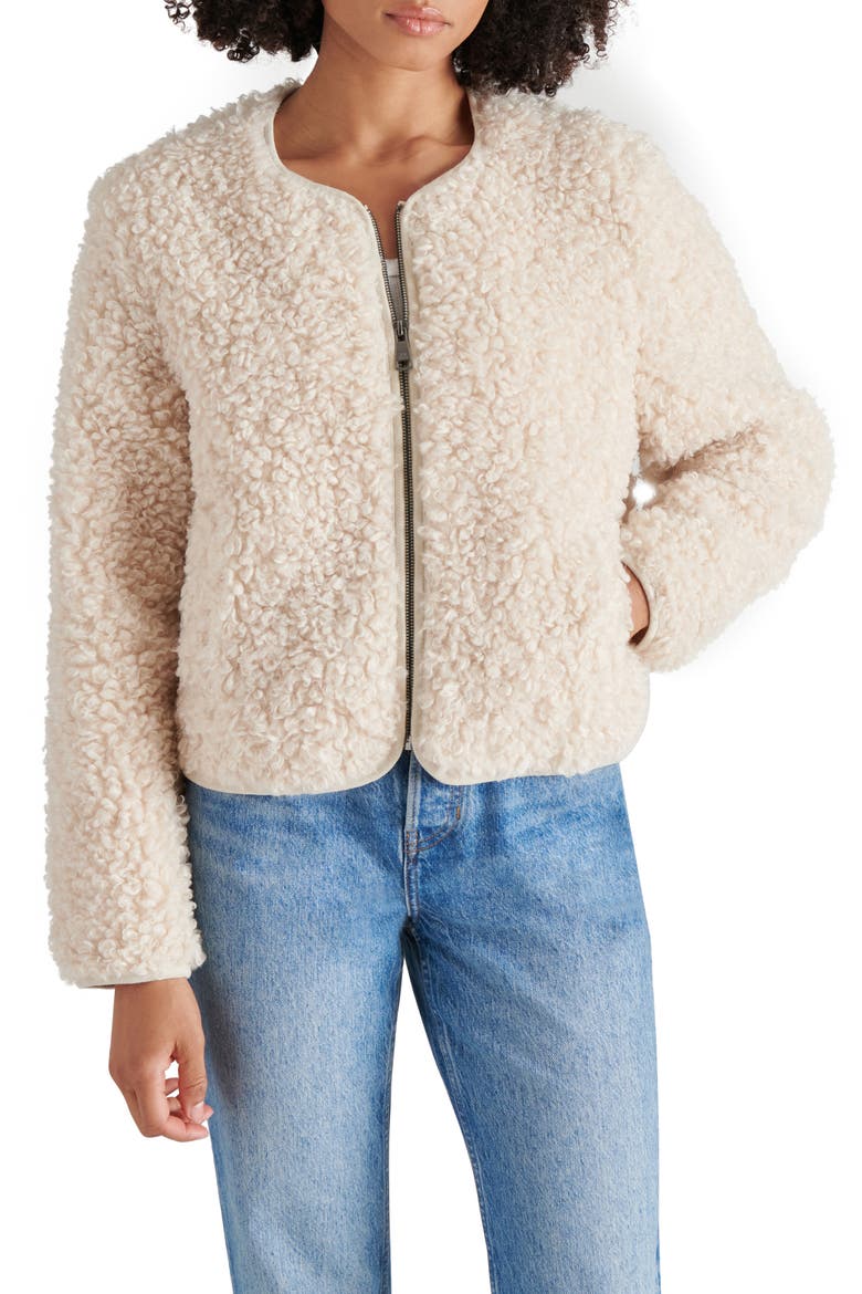Teddy Jacket, Main, color, IVORY