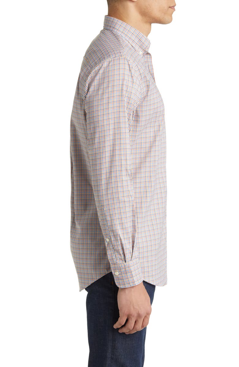 Peter Millar Market Crown Lite Check Button-Down Shirt, Alternate, color, 