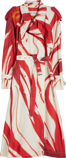 VIP【送料関税込】 DRIES VAN NOTEN RISTO PRINTED TRENCH COAT Printed trench coat - Spring-Summer Women | Dries Van Noten