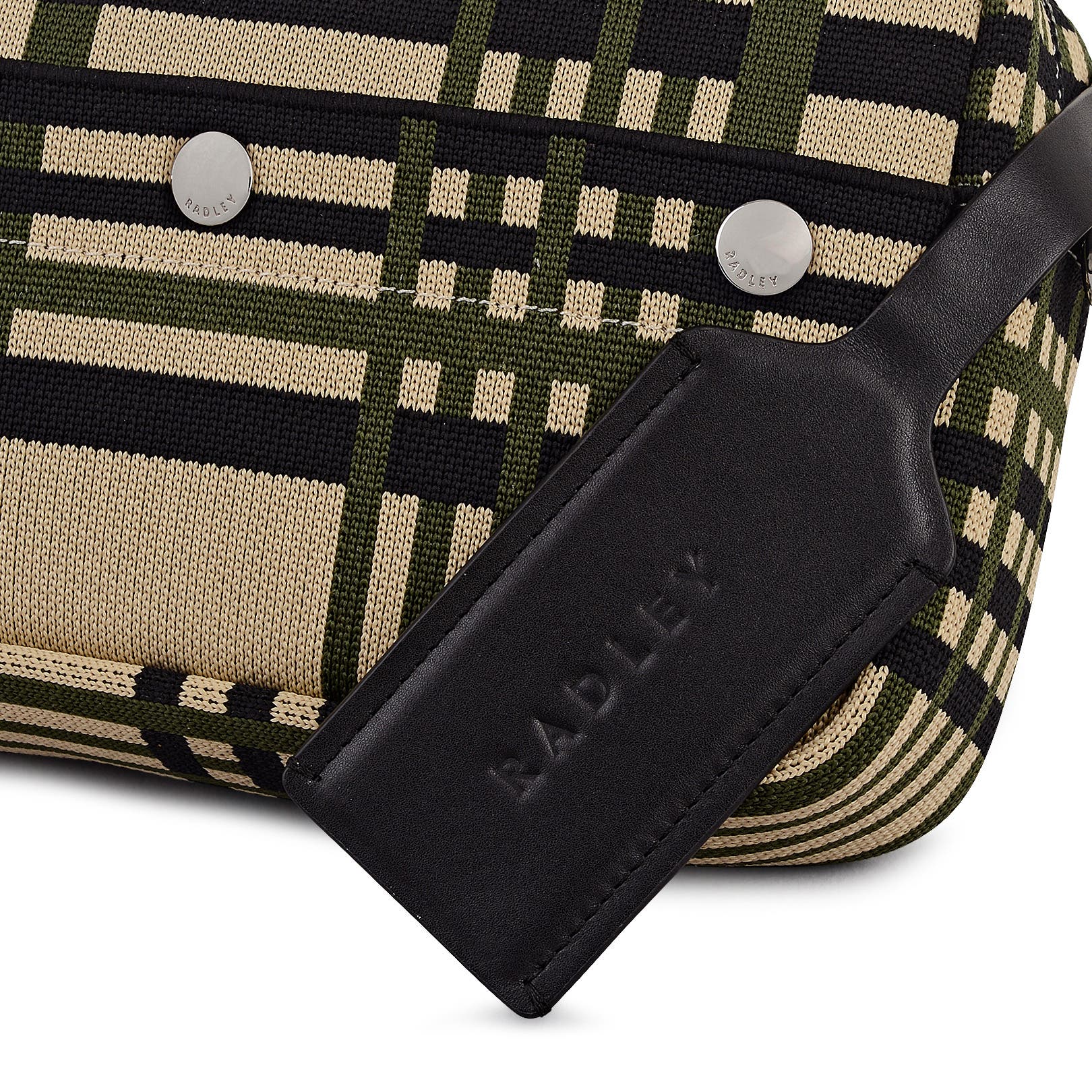 Radley Hadleigh Place - Check Small Ziptop Crossbody Bag, Alternate, color, Porcini