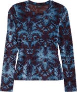 Etro Paisley Burnout Jersey Top