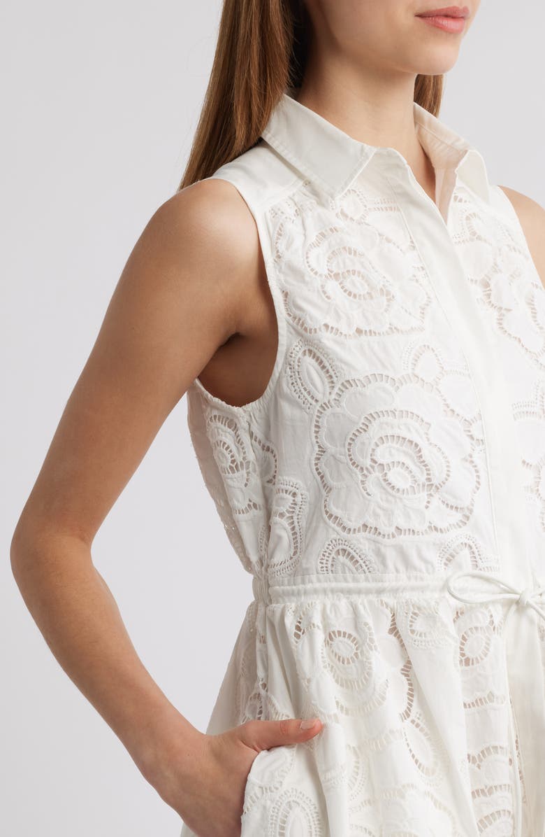 En Saison Chloe Sleeveless Midi Shirtdress, Alternate, color, 