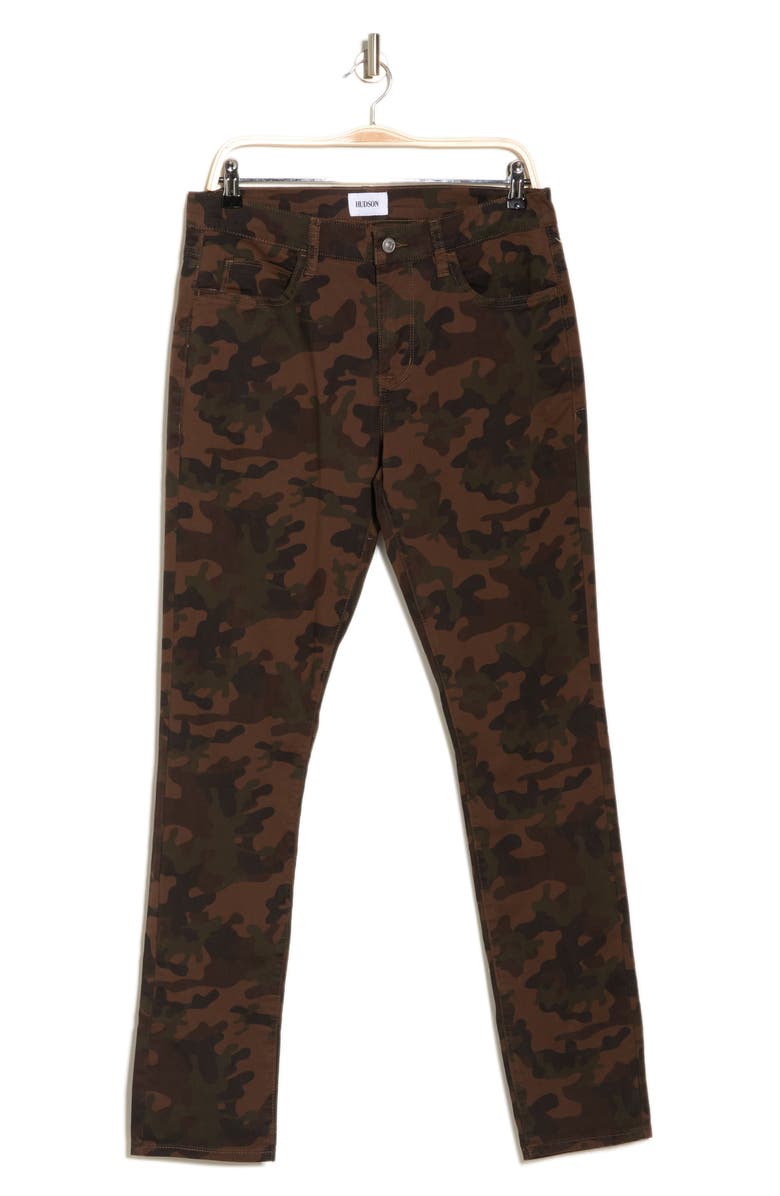 Hudson Jeans Ace Camo Skinny Jeans, Alternate, color, 