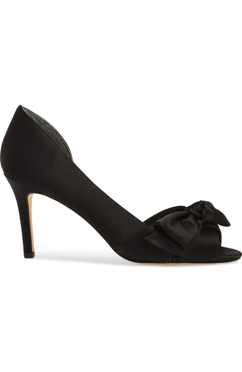 Nina 'Forbes' Peep Toe Pump, Alternate, color,