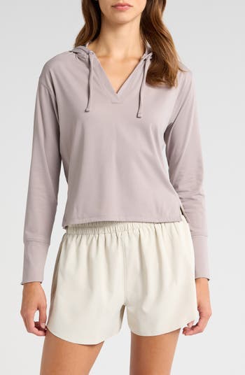 Serene Stretch Nylon Hoodie