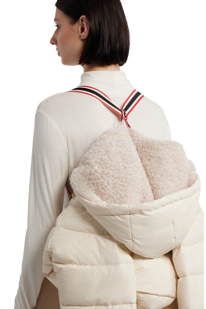 Water Repellent Faux Down Puffer Coat, Alternate, color, VANLA