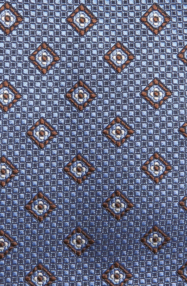 Canali Geo Floral Silk Tie, Alternate, color, 