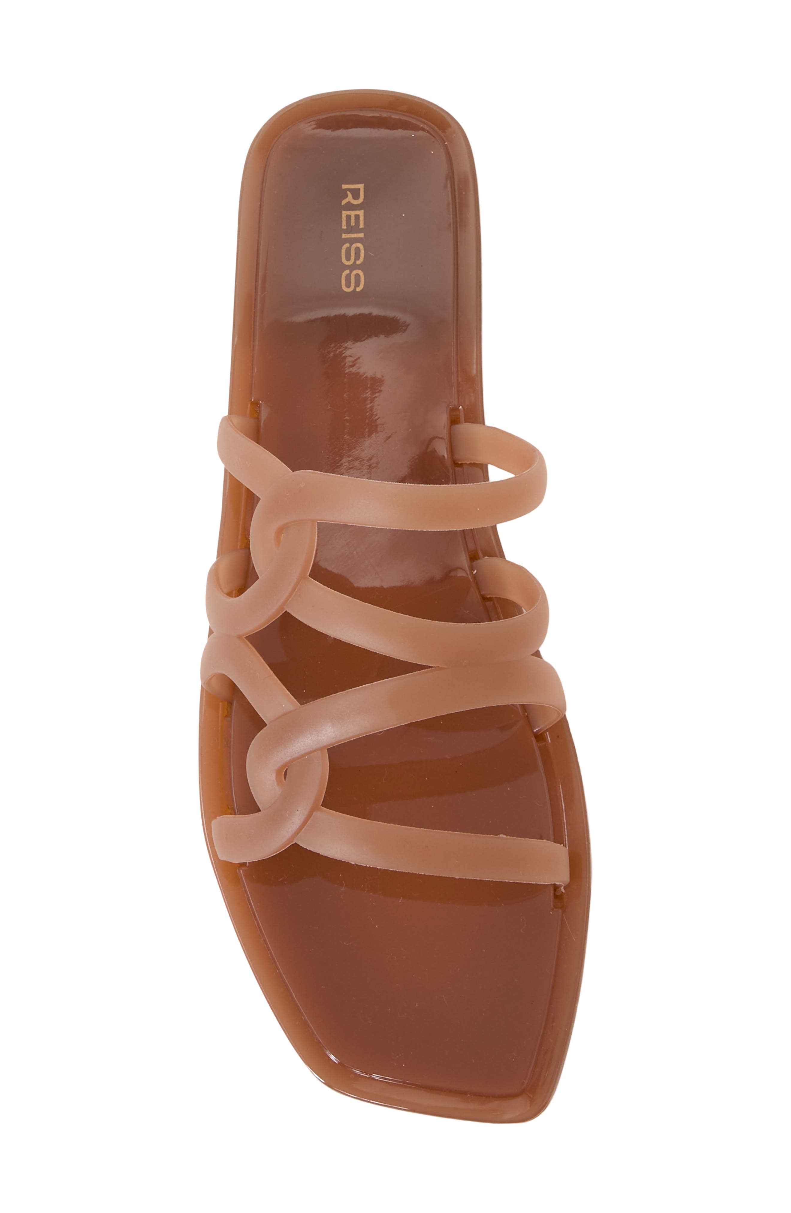 Reiss Juliette Jelly Slide Sandal, Alternate, color, Neutral