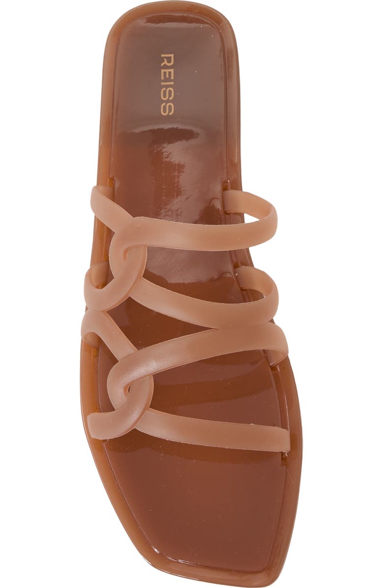 Reiss Juliette Jelly Slide Sandal, Alternate, color, Neutral