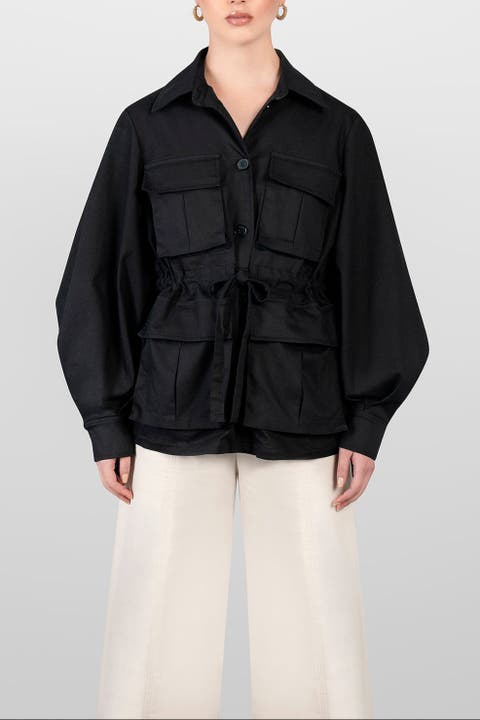 Macrame Sahariana Long Jacket