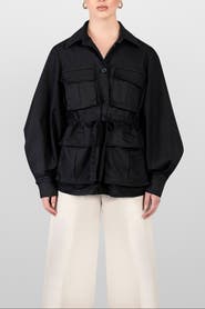 LAURA APARICIO Macrame Sahariana Long Jacket
