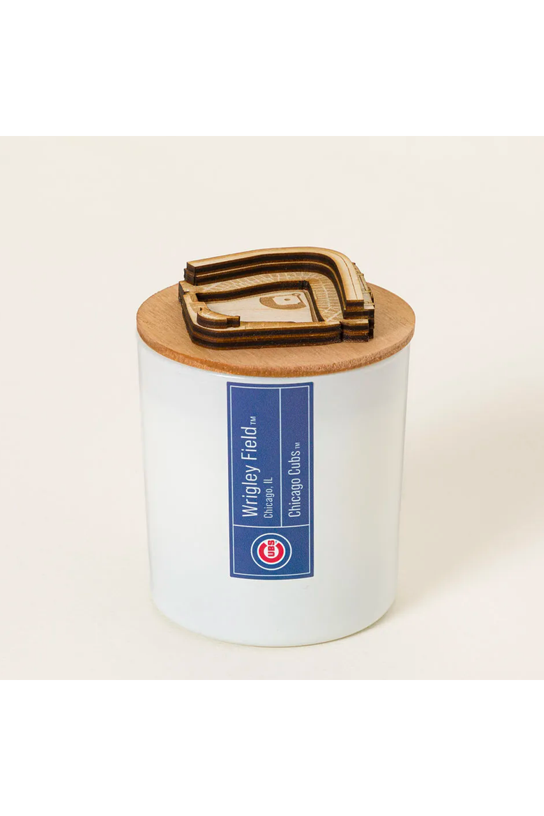 MLB Stadium Sculpture Candle, Alternate, color, Chicago Cubs