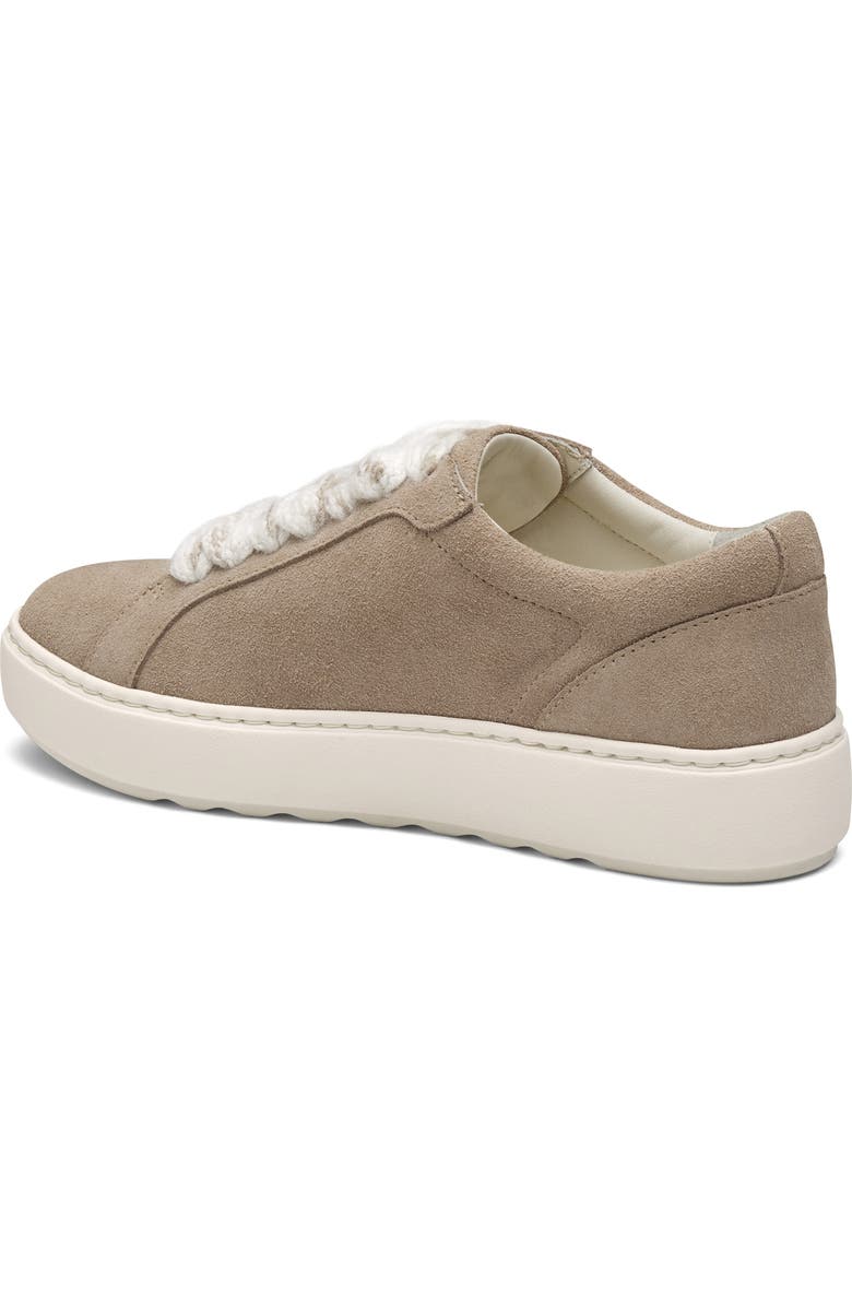 Johnston & Murphy Cammie Low Top Sneaker, Alternate, color, Taupe Suede