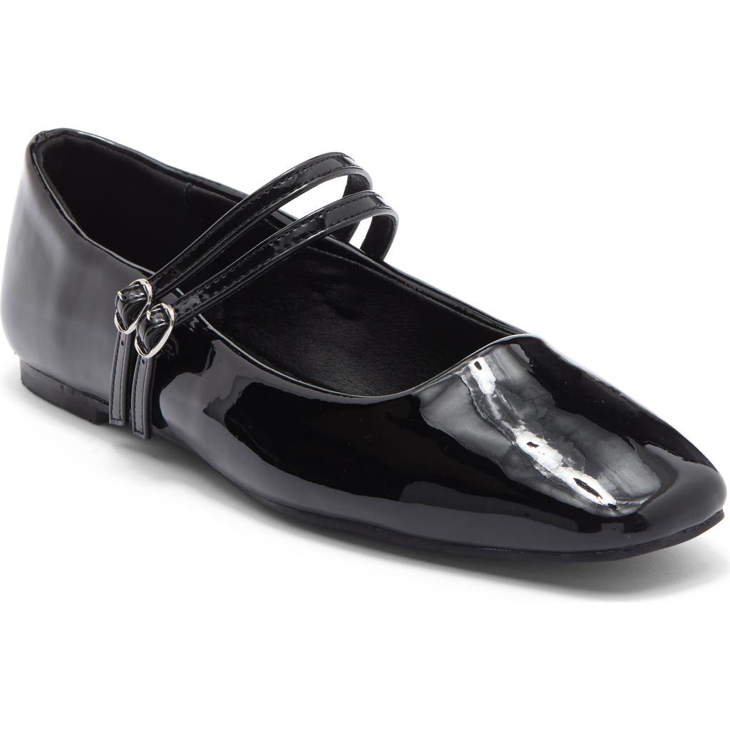 Billini Finnegan Mary Jane Flat In Black