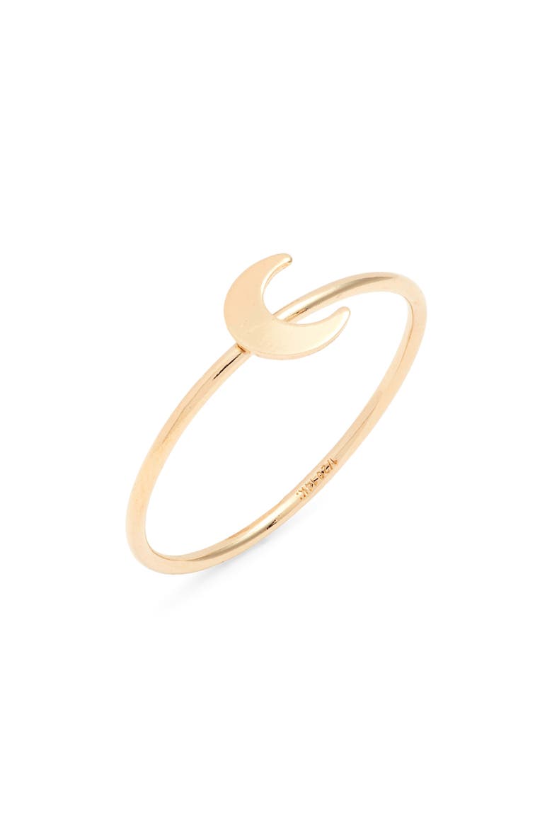 Moon Ring, Main, color, GOLD FILL