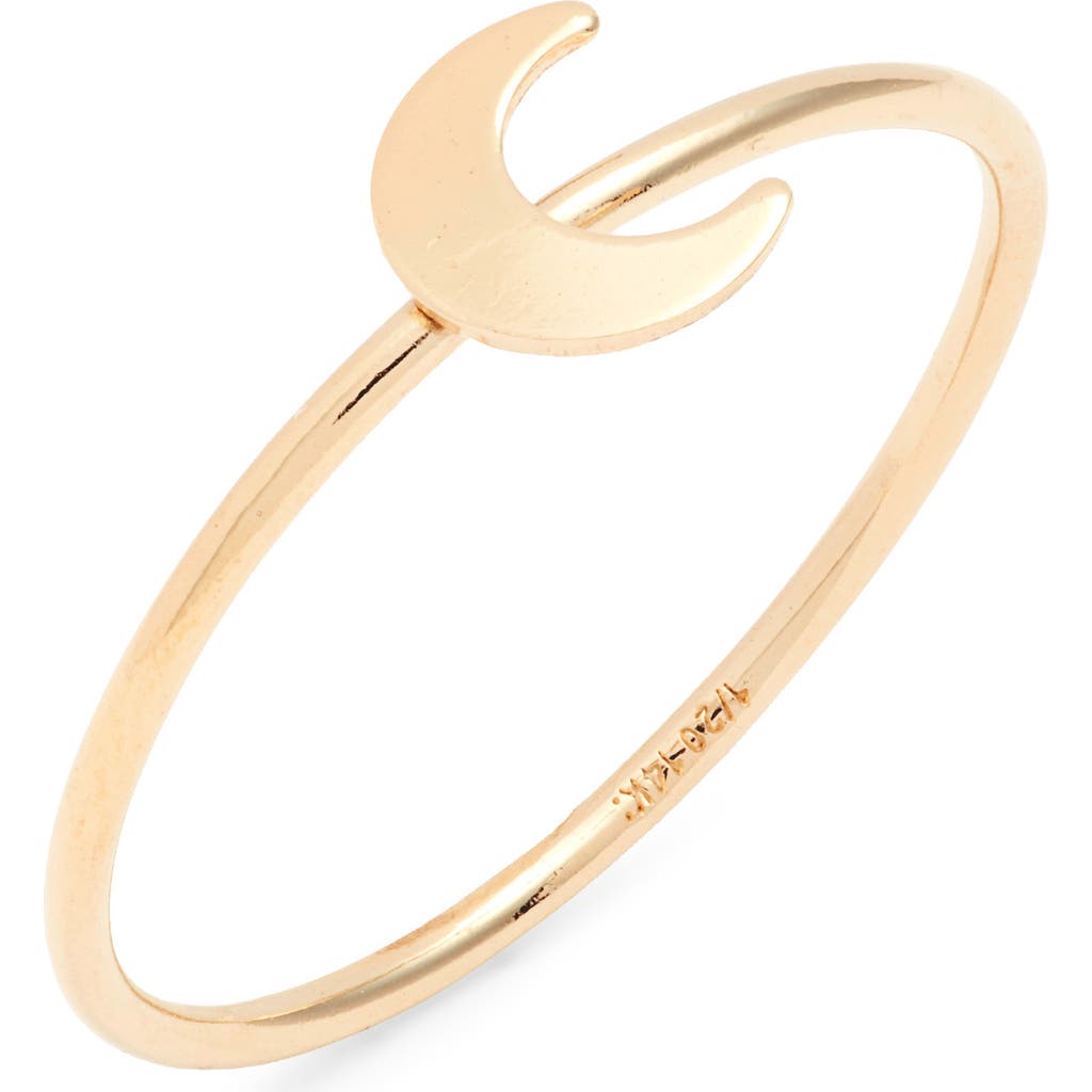 Nashelle Moon Ring In Gold Fill