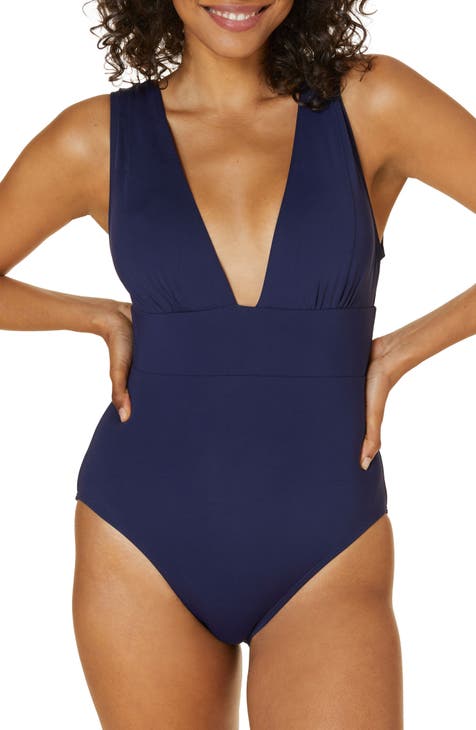 Women s Blue One Piece Swimsuits Nordstrom