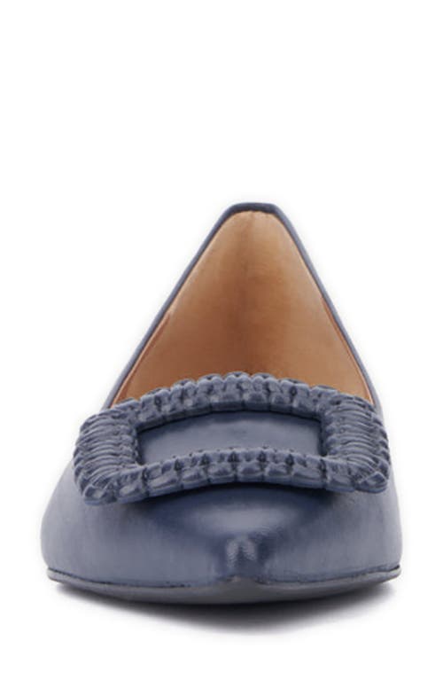 Aquatalia Jena Pointed Toe Flat In Marine