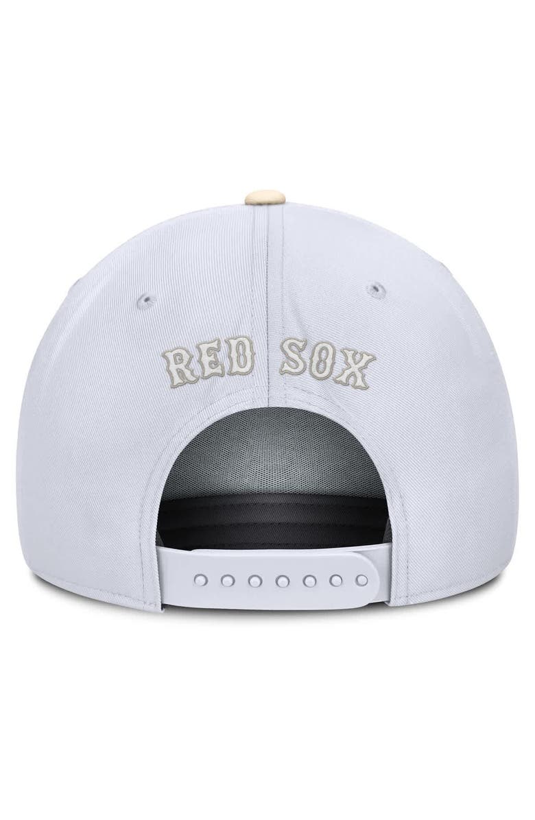 Nike Men's Nike White/Cream Boston Red Sox Pro Performance Snapback Hat, Alternate, color, White