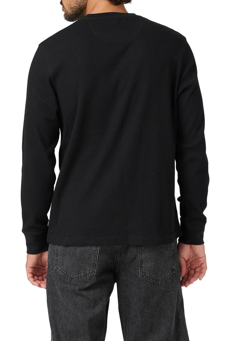 Overland Long Sleeve Thermal Pocket T-Shirt, Alternate, color, BLACK