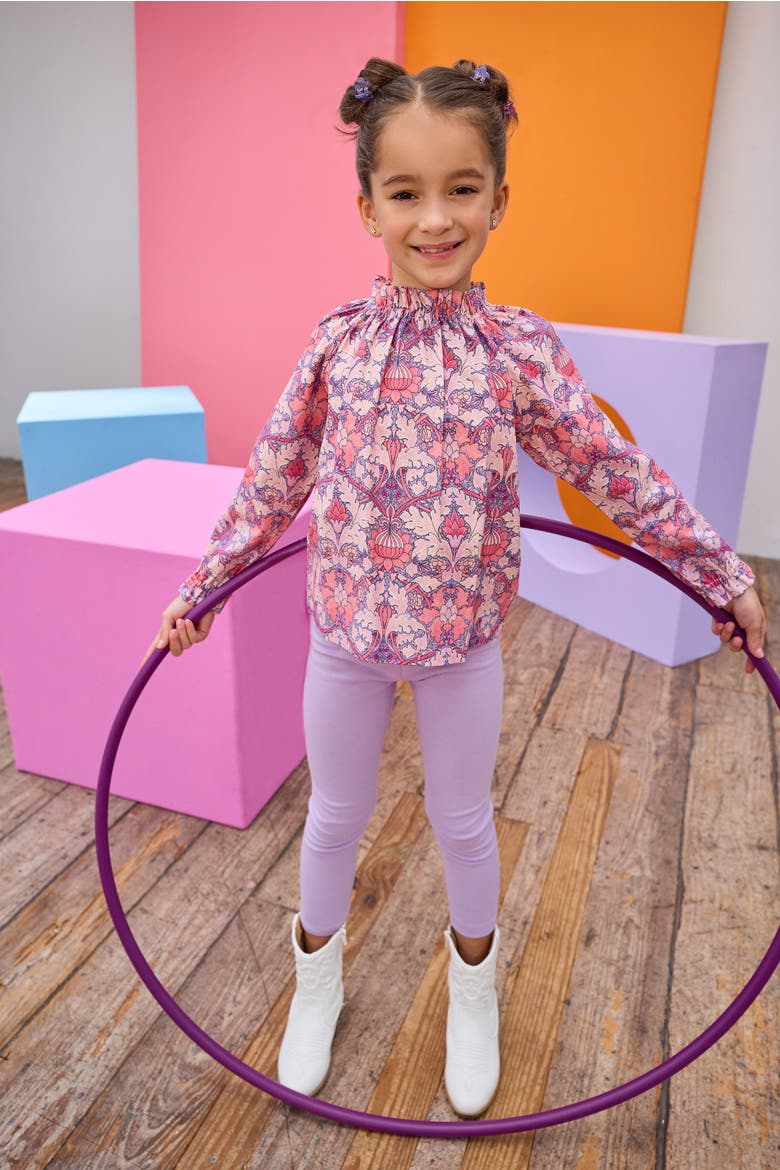 Kids' Knit Solid Legging, Alternate, color, Lilac
