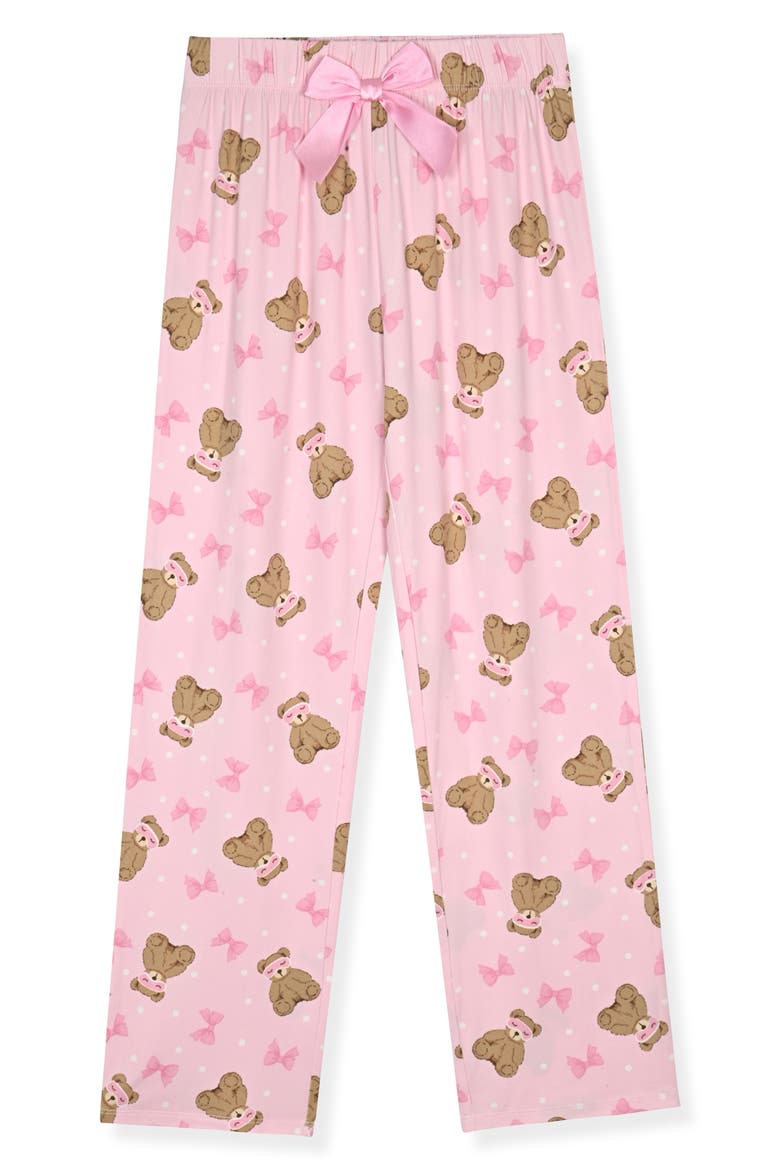 Kids' 2-Piece Pajamas & Keychain Set, Alternate, color, PINK