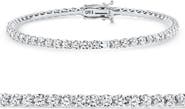 Bliss Diamond 6Ct Diamond Hinged Bangle Bracelet 14k Gold Lab Grown 7"