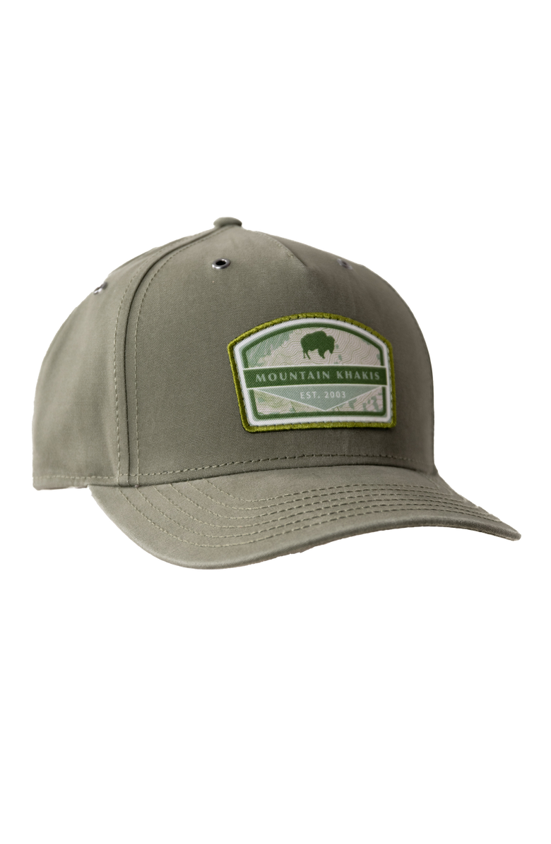 Mountain Khakis Topo Patch Hat, Main, color, Olive