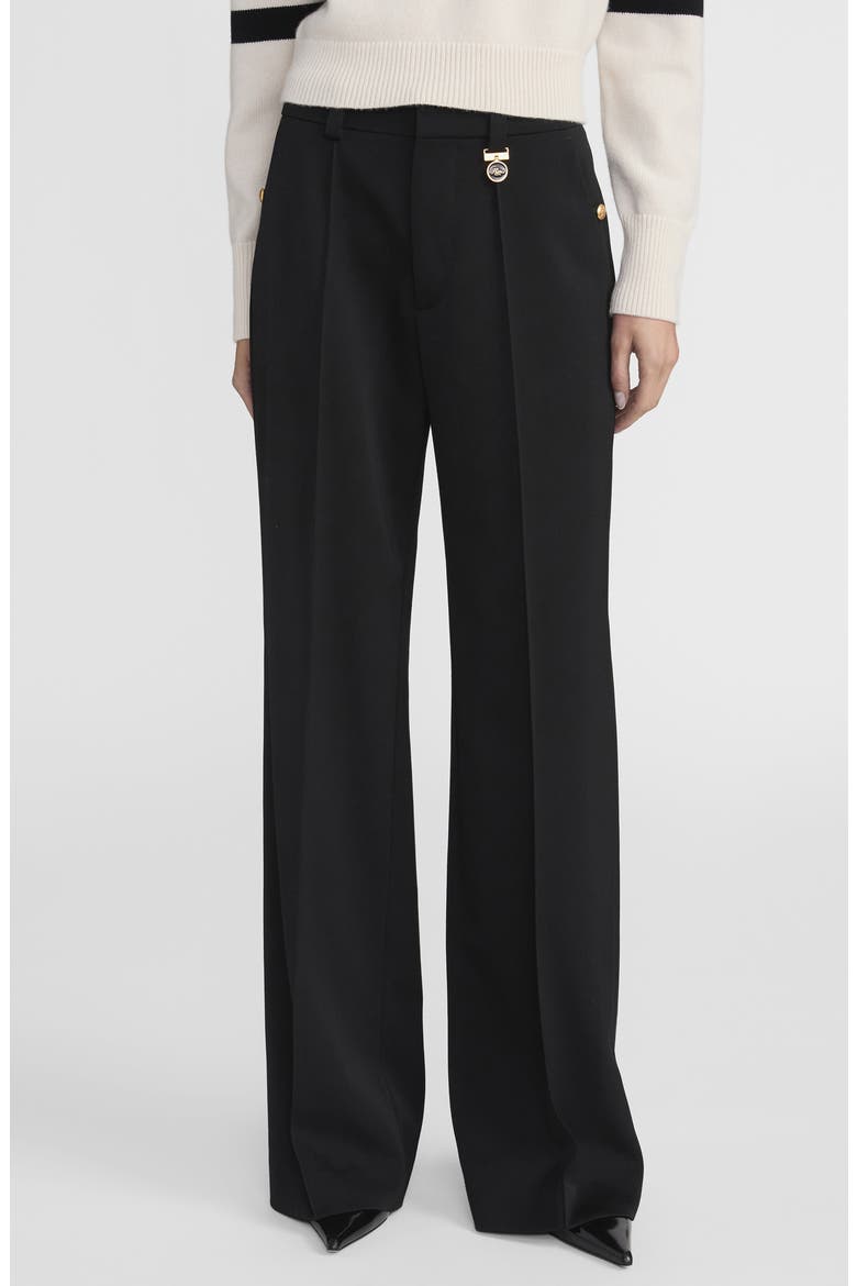 Ritz High Waist Wide Leg Pants, Main, color, BLACK