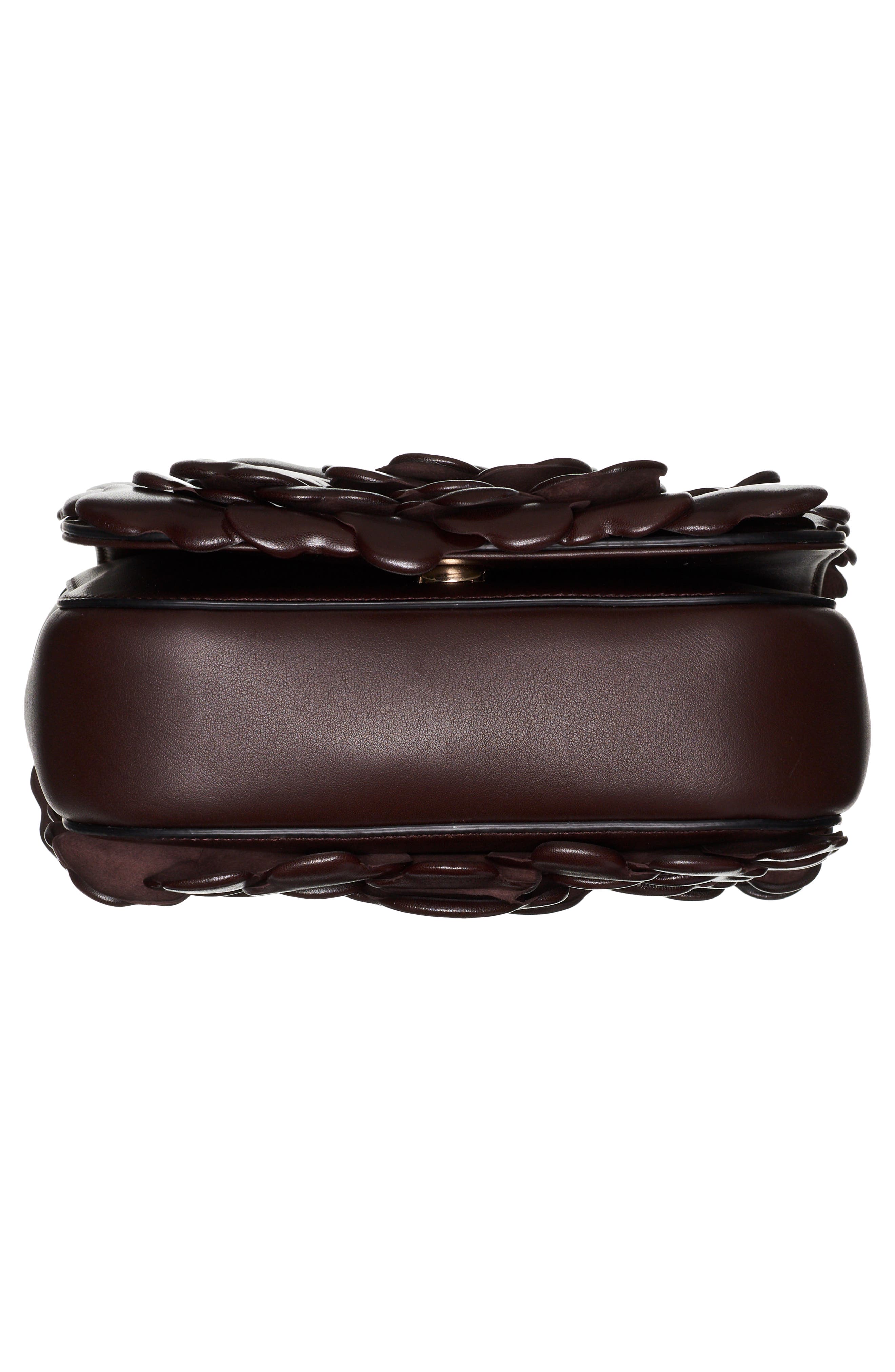 Valentino Garavani Small Atelier Rose Leather Shoulder Bag, Alternate, color, 