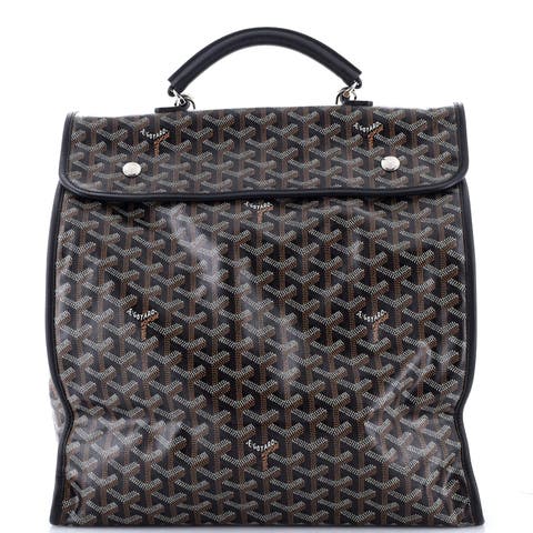 Saint Leger Briefcase Backpack Coated Canvas