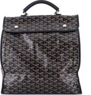 Pre-Owned Goyard Saint Leger Briefcase Backpack Coated Canvas