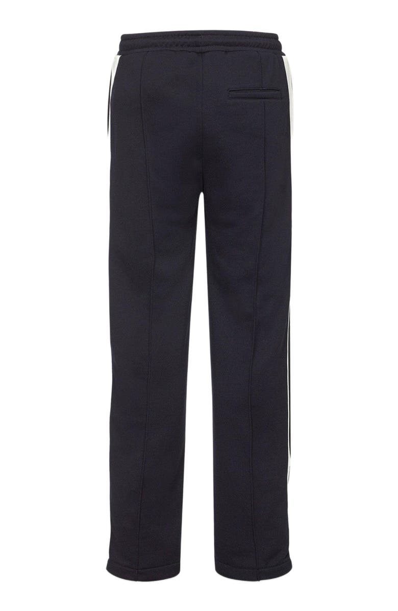 MCM Essential Logo Terry Track Pants, Alternate, color, Navy