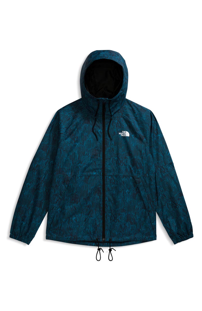 The North Face Antora Waterproof Hooded Rain Parka, Alternate, color, Summit Navy Regenerative Ink