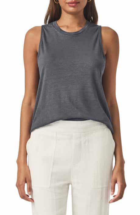 Splendid Cady Crewneck Linen Blend Tank