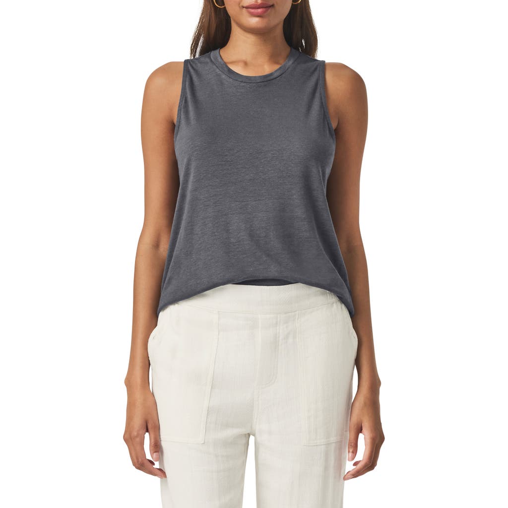 SPLENDID SPLENDID CADY CREWNECK LINEN BLEND TANK